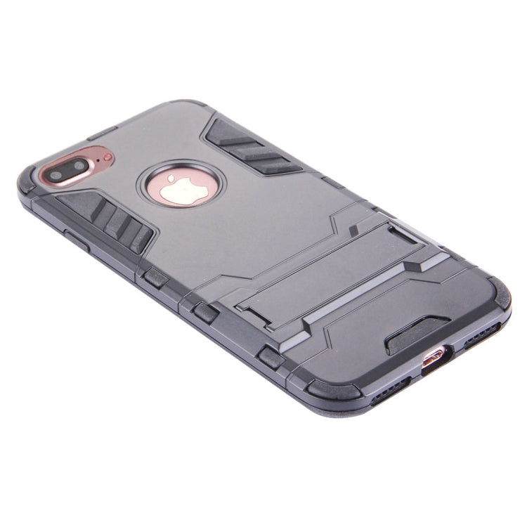 For iPhone 8 Plus & 7 Plus   Separable TPU + PC Combination Case with Holder