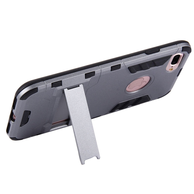 For iPhone 8 Plus & 7 Plus   Separable TPU + PC Combination Case with Holder