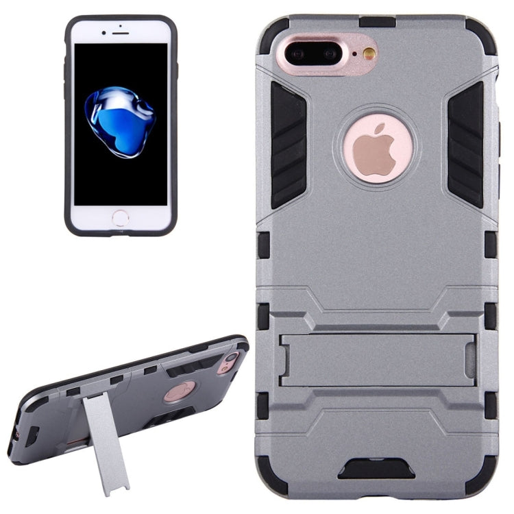 For iPhone 8 Plus & 7 Plus   Separable TPU + PC Combination Case with Holder