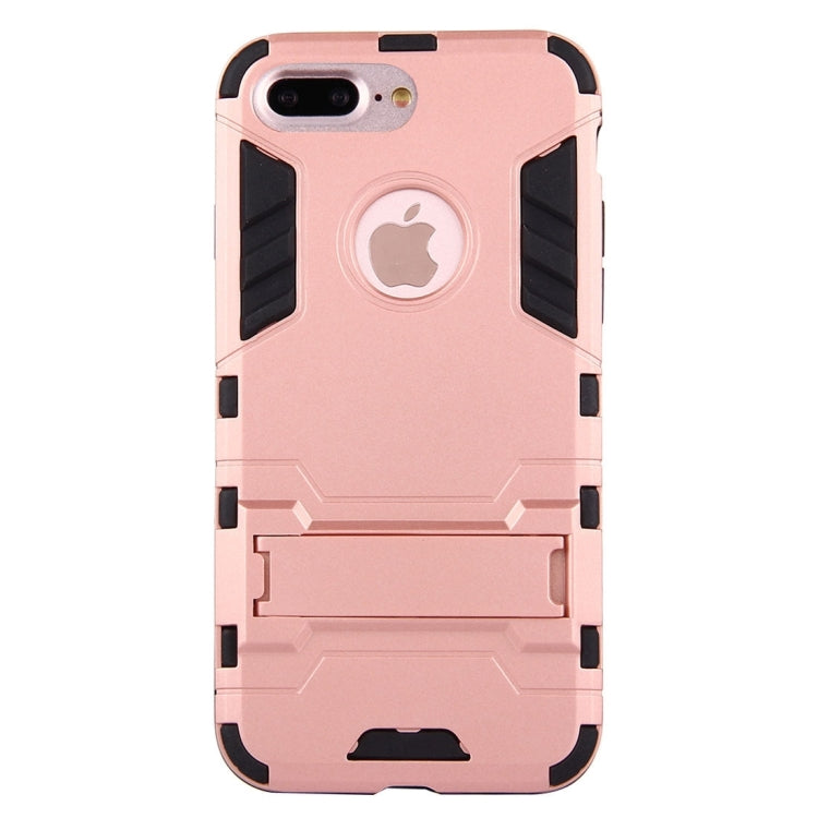 For iPhone 8 Plus & 7 Plus   Separable TPU + PC Combination Case with Holder