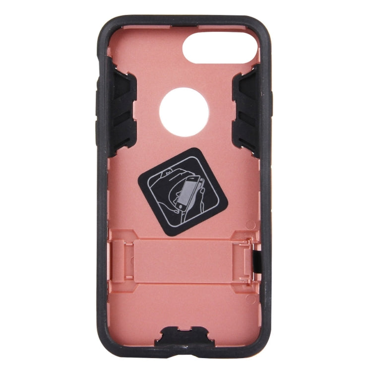 For iPhone 8 Plus & 7 Plus   Separable TPU + PC Combination Case with Holder