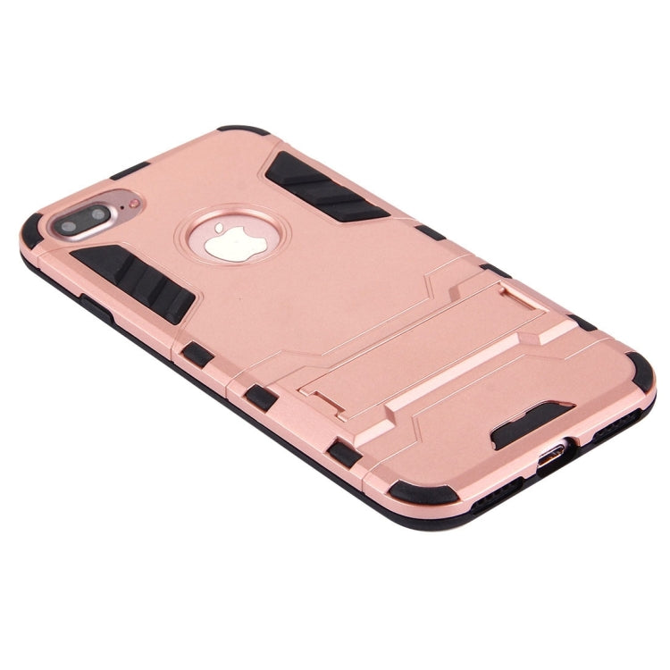 For iPhone 8 Plus & 7 Plus   Separable TPU + PC Combination Case with Holder