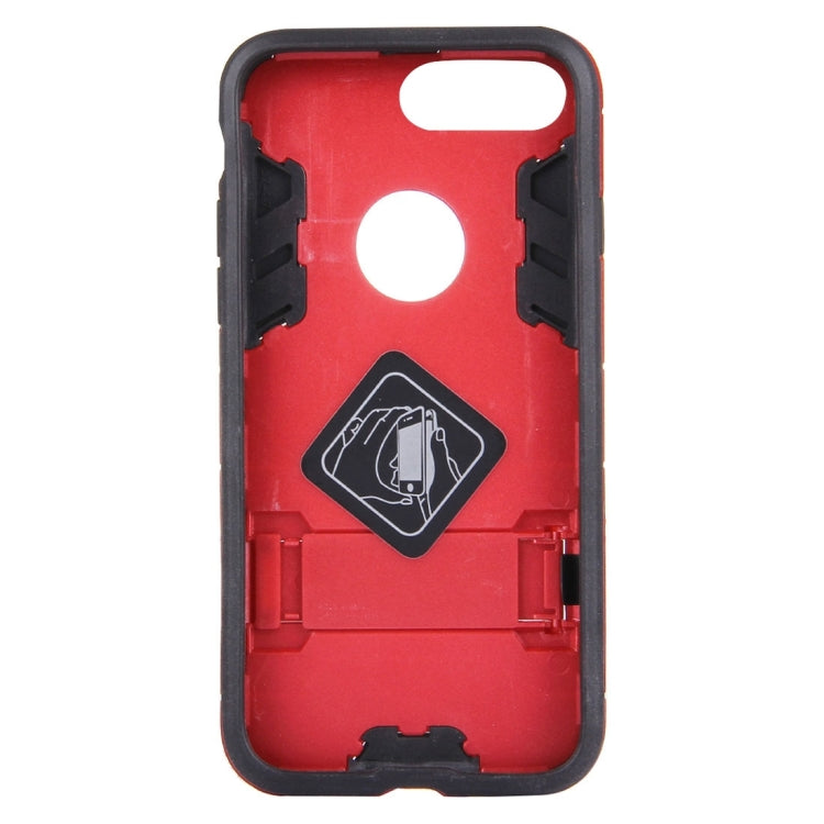 For iPhone 8 Plus & 7 Plus   Separable TPU + PC Combination Case with Holder