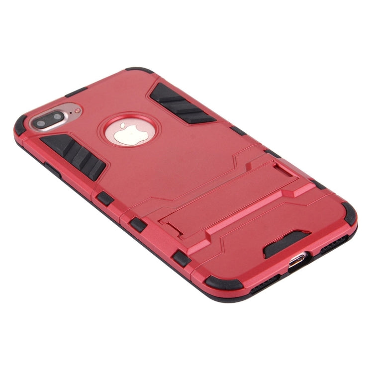 For iPhone 8 Plus & 7 Plus   Separable TPU + PC Combination Case with Holder