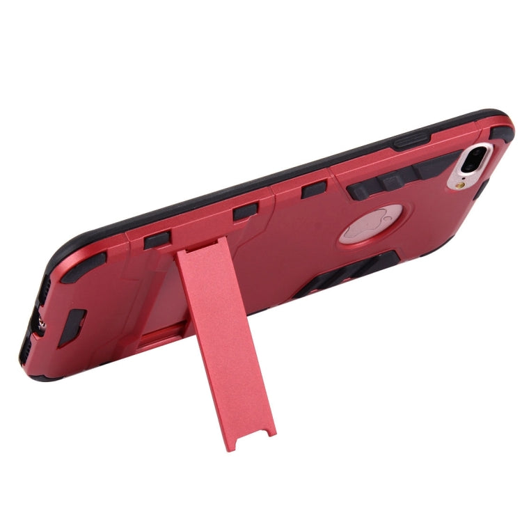 For iPhone 8 Plus & 7 Plus   Separable TPU + PC Combination Case with Holder