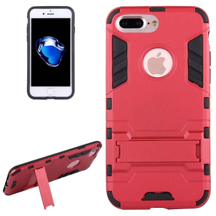 For iPhone 8 Plus & 7 Plus   Separable TPU + PC Combination Case with Holder