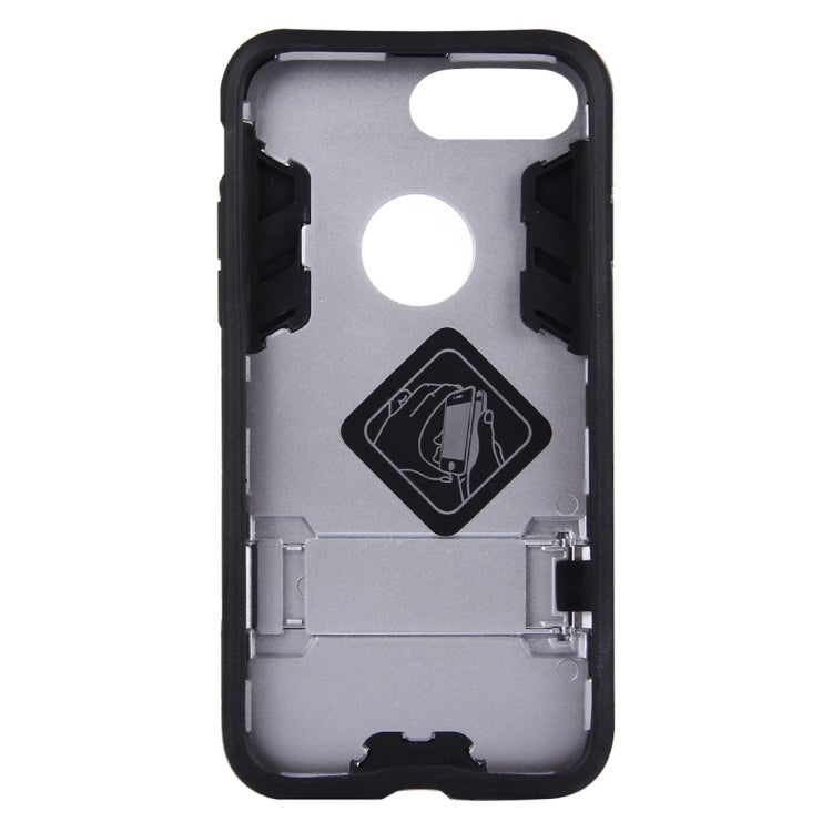 For iPhone 8 Plus & 7 Plus   Separable TPU + PC Combination Case with Holder