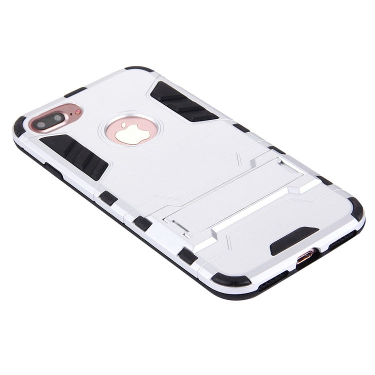 For iPhone 8 Plus & 7 Plus   Separable TPU + PC Combination Case with Holder