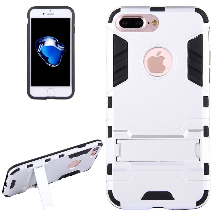 For iPhone 8 Plus & 7 Plus   Separable TPU + PC Combination Case with Holder