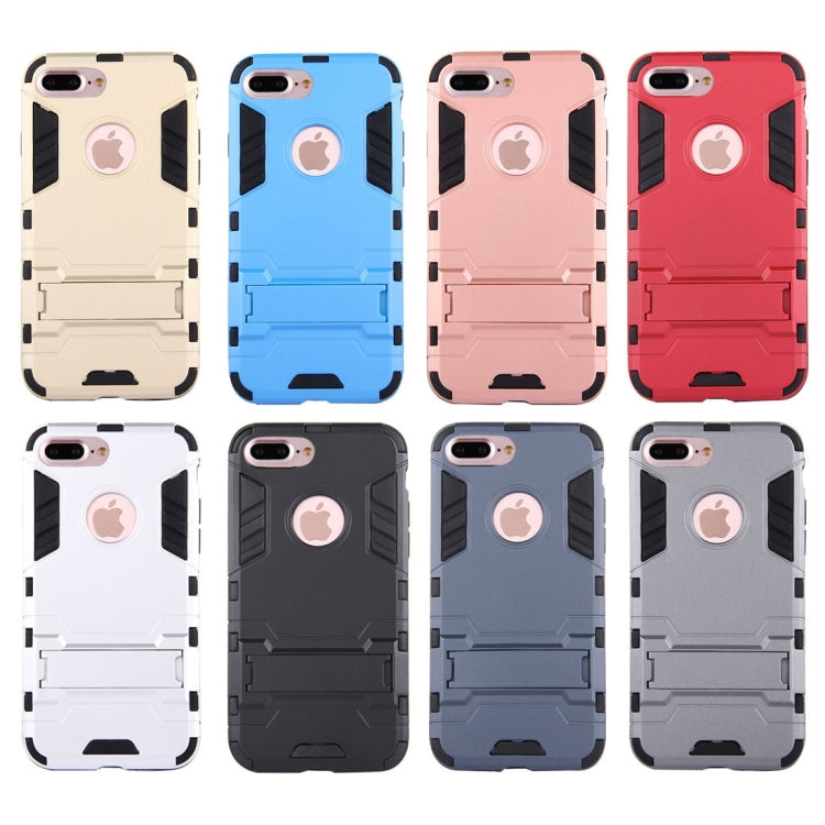 For iPhone 8 Plus & 7 Plus   Separable TPU + PC Combination Case with Holder