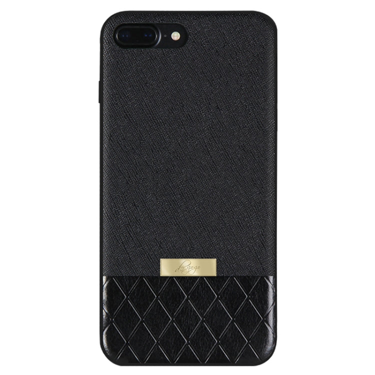 DZGOGO LAVA Series for iPhone 7 Plus Cross Texture Shockproof Protective Back Cover Case