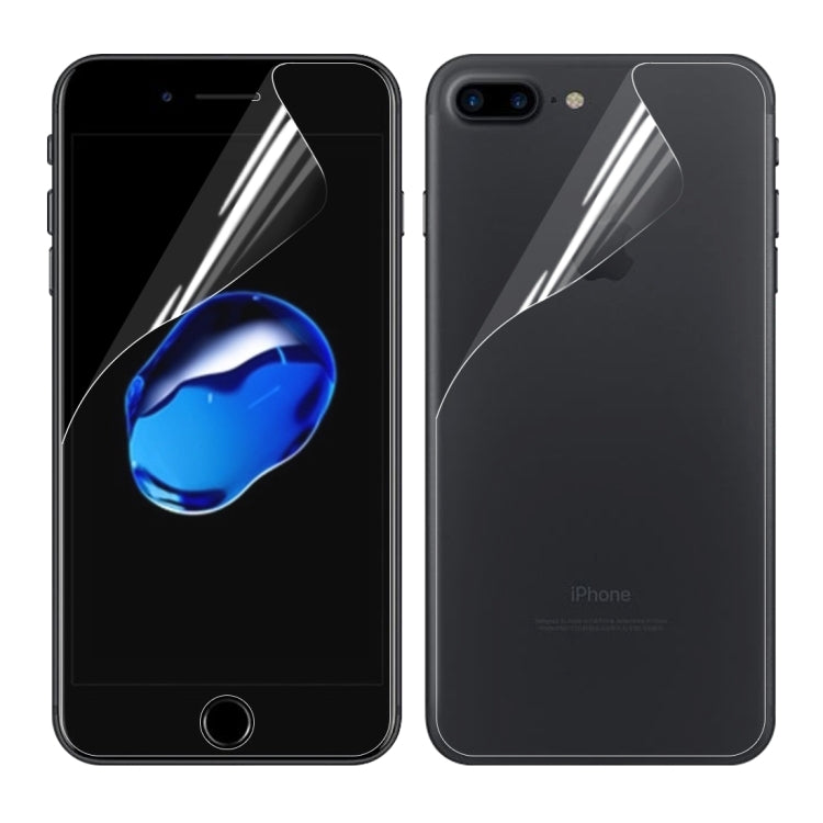 For iPhone 7 Plus 0.1mm HD TPU Front + Back Screen Protector