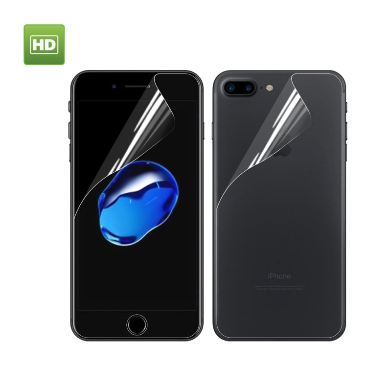 For iPhone 7 Plus 0.1mm HD TPU Front + Back Screen Protector