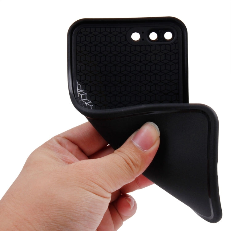 For iPhone 8 Plus & 7 Plus   Tridimensional Diamond Pattern Life Waterproof TPU + PC Protective Case