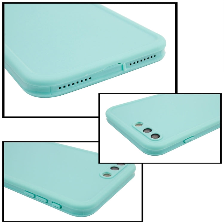 For iPhone 8 Plus & 7 Plus   Tridimensional Diamond Pattern Life Waterproof TPU + PC Protective Case
