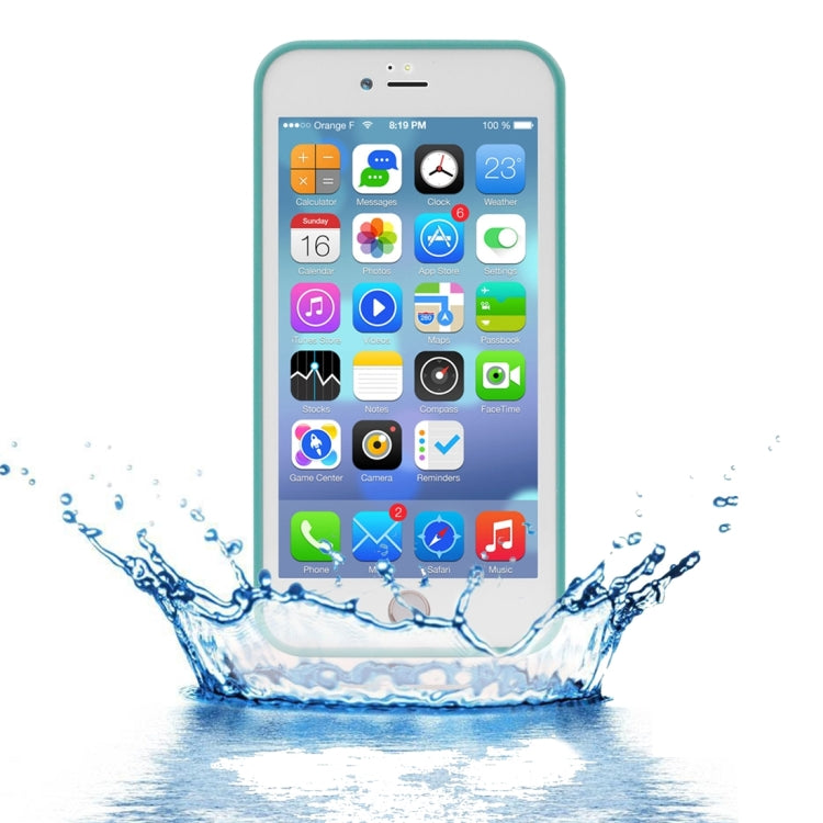 For iPhone 8 Plus & 7 Plus   Tridimensional Diamond Pattern Life Waterproof TPU + PC Protective Case