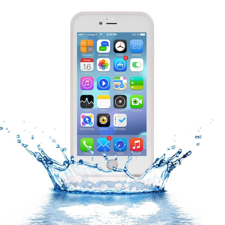 For iPhone 8 Plus & 7 Plus   Tridimensional Diamond Pattern Life Waterproof TPU + PC Protective Case
