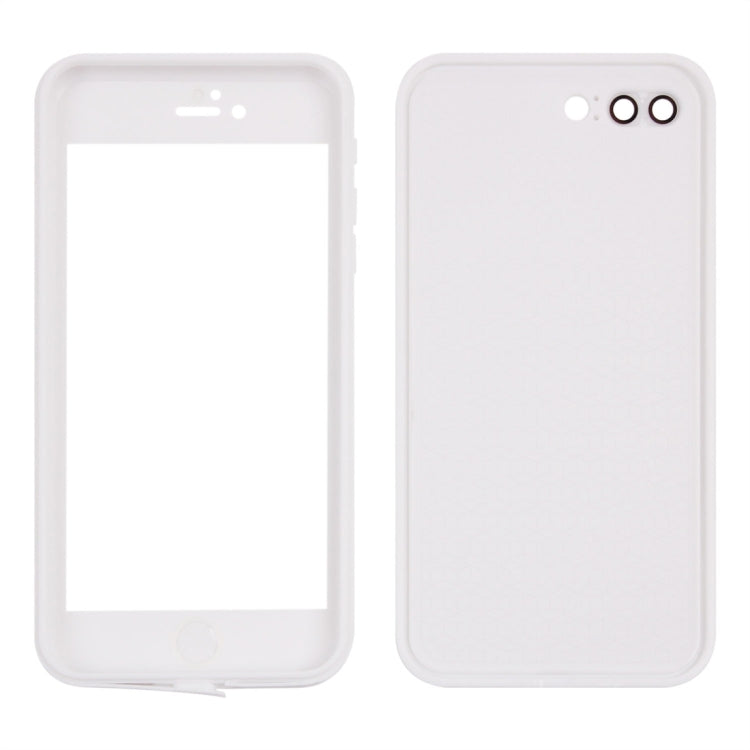 For iPhone 8 Plus & 7 Plus   Tridimensional Diamond Pattern Life Waterproof TPU + PC Protective Case
