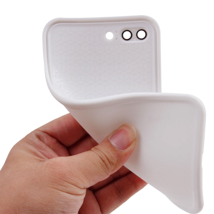 For iPhone 8 Plus & 7 Plus   Tridimensional Diamond Pattern Life Waterproof TPU + PC Protective Case