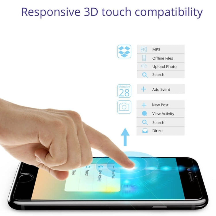 2 PCS Tronsmart for iPhone 7 Plus 0.3mm 2.5D 9H Hardness Explosion-proof Non-full Tempered Glass Screen Film