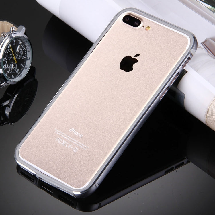 For iPhone 8 Plus & 7 Plus   TPU + Aluminum Alloy Bumper Frame