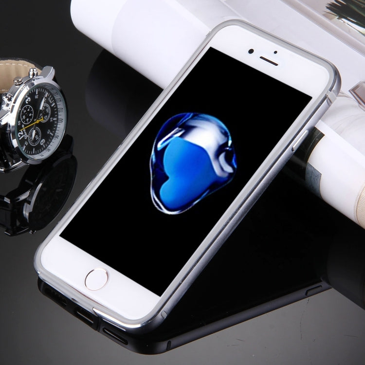 For iPhone 8 Plus & 7 Plus   TPU + Aluminum Alloy Bumper Frame