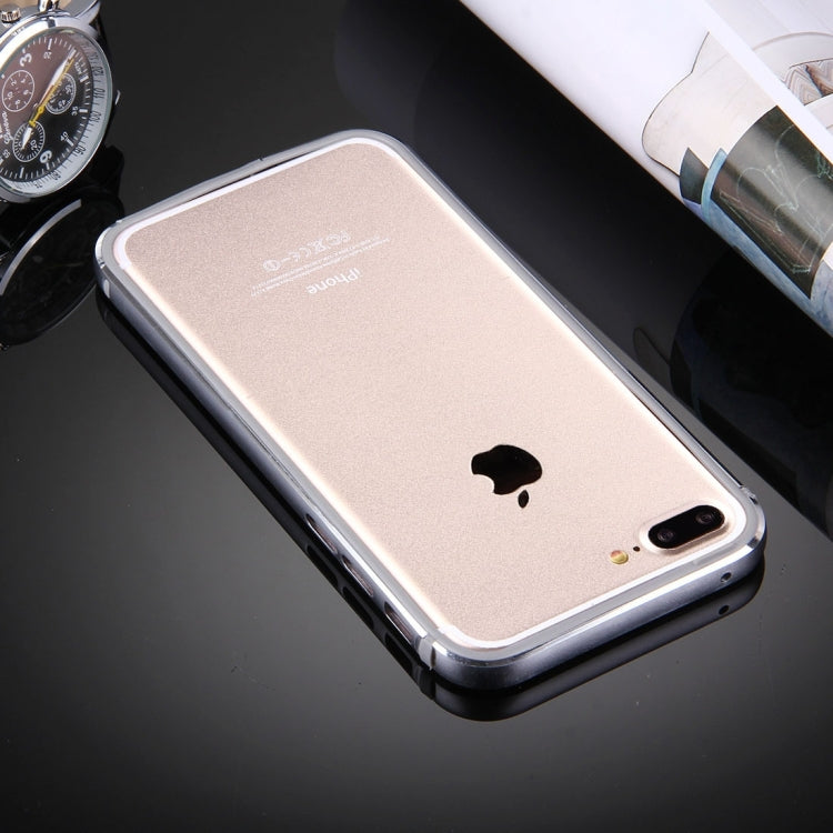 For iPhone 8 Plus & 7 Plus   TPU + Aluminum Alloy Bumper Frame
