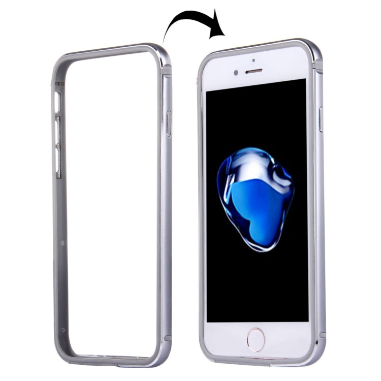 For iPhone 8 Plus & 7 Plus   TPU + Aluminum Alloy Bumper Frame