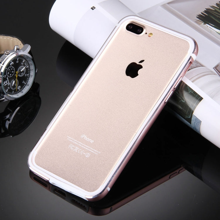 For iPhone 8 Plus & 7 Plus   TPU + Aluminum Alloy Bumper Frame