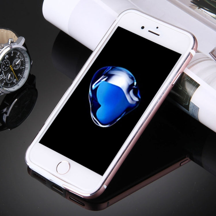 For iPhone 8 Plus & 7 Plus   TPU + Aluminum Alloy Bumper Frame