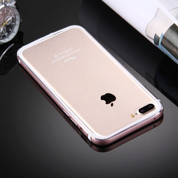 For iPhone 8 Plus & 7 Plus   TPU + Aluminum Alloy Bumper Frame