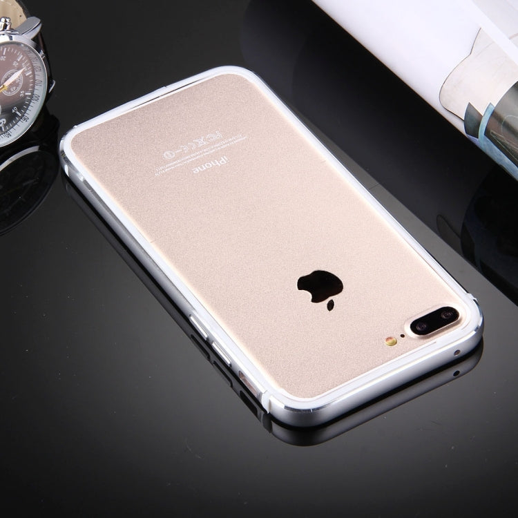 For iPhone 8 Plus & 7 Plus   TPU + Aluminum Alloy Bumper Frame