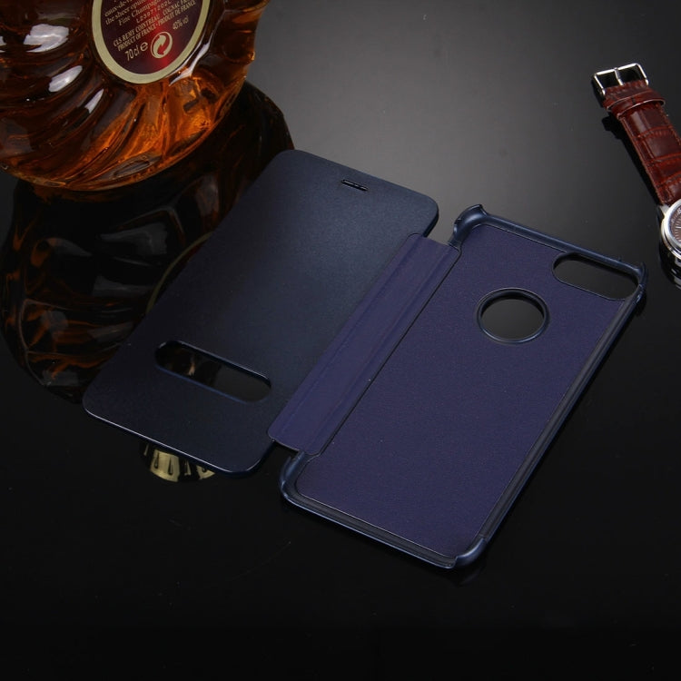 For iPhone 8 Plus & 7 Plus   Frosted Horizontal Flip Leather Case with Answer Slide Window