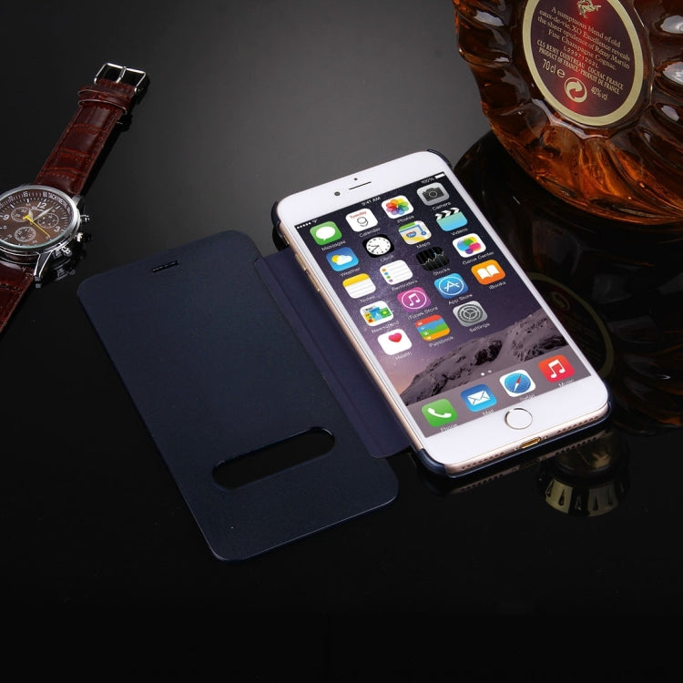 For iPhone 8 Plus & 7 Plus   Frosted Horizontal Flip Leather Case with Answer Slide Window