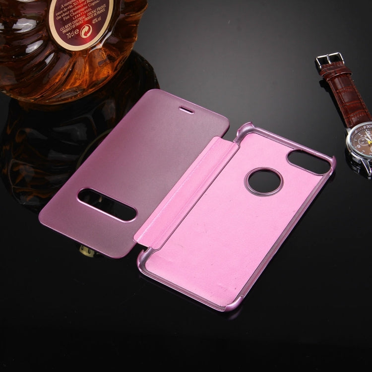 For iPhone 8 Plus & 7 Plus   Frosted Horizontal Flip Leather Case with Answer Slide Window