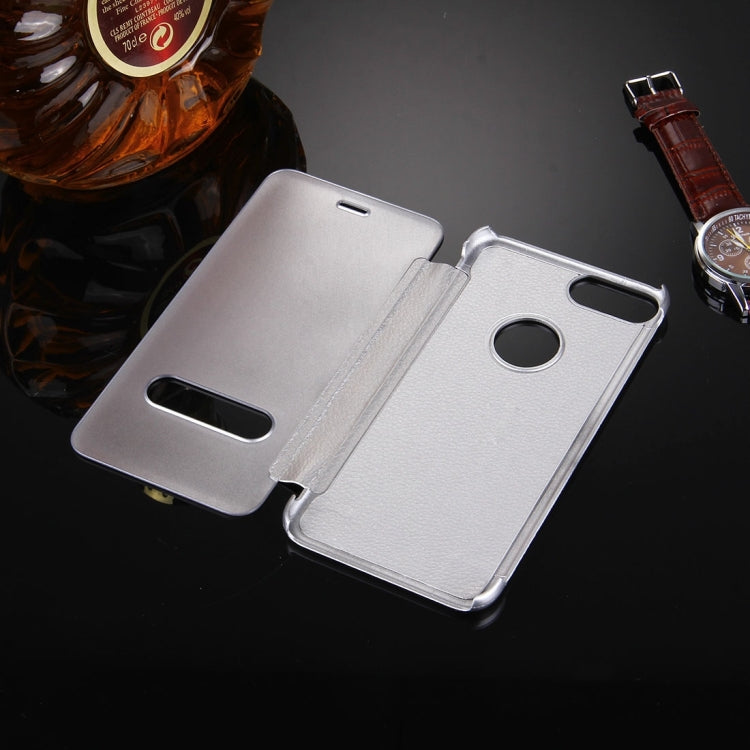 For iPhone 8 Plus & 7 Plus   Frosted Horizontal Flip Leather Case with Answer Slide Window