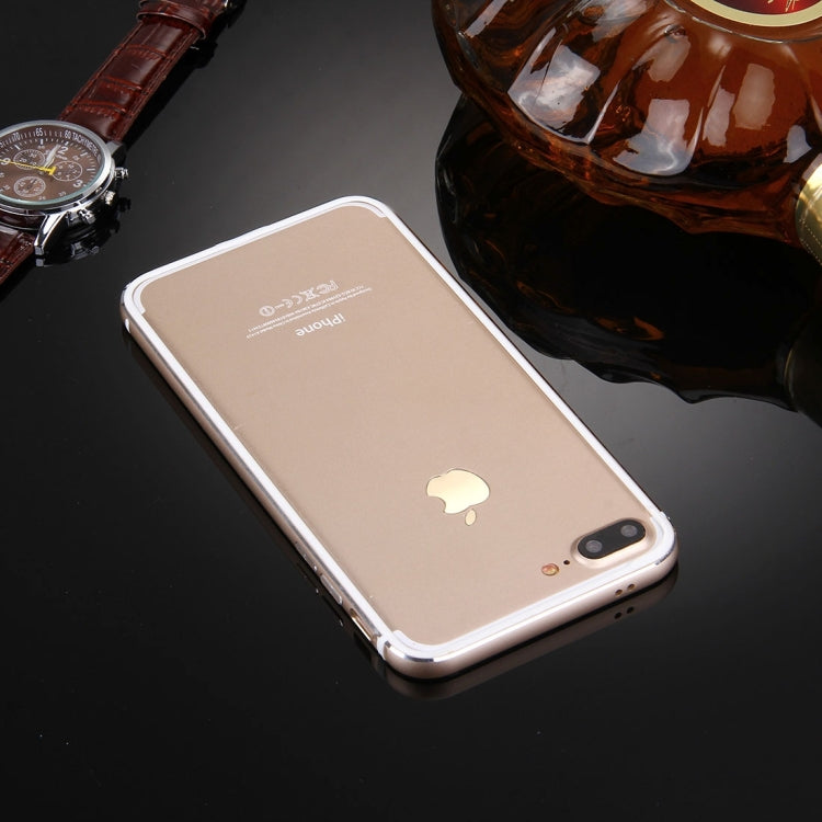 For iPhone 8 Plus & 7 Plus   Aluminum Alloy Bumper Frame(Gold)