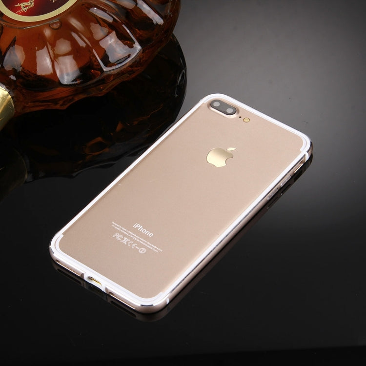 For iPhone 8 Plus & 7 Plus   Aluminum Alloy Bumper Frame(Gold)