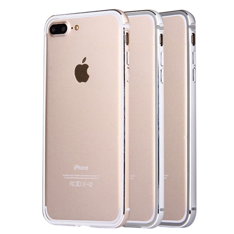 For iPhone 8 Plus & 7 Plus   Aluminum Alloy Bumper Frame(Gold)