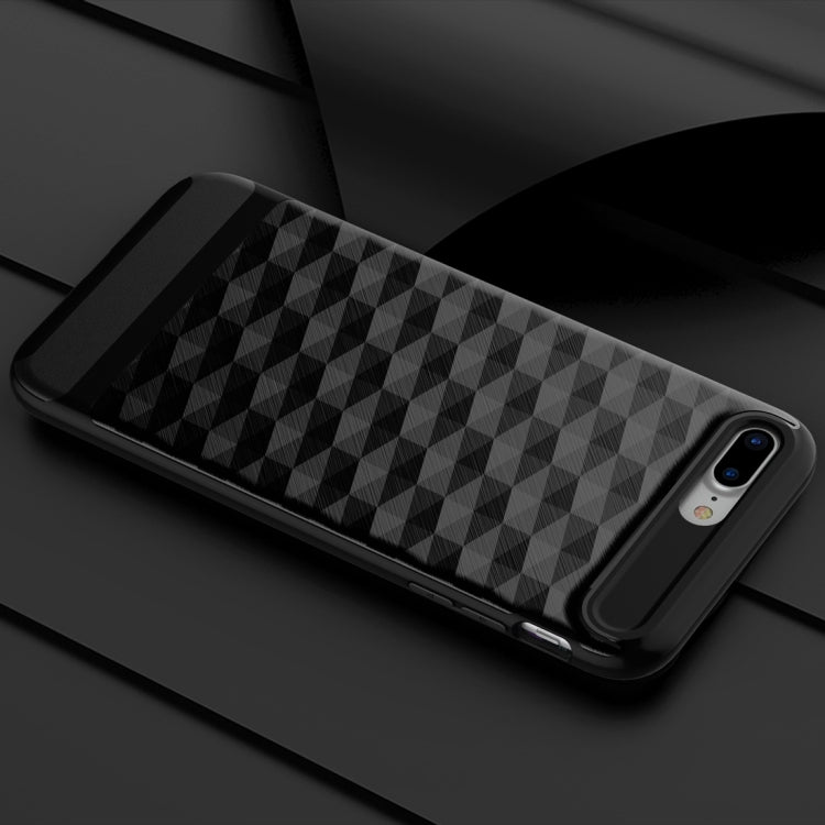 For iPhone 8 Plus & 7 Plus   3D Diamond PC + TPU Combination Protective Case