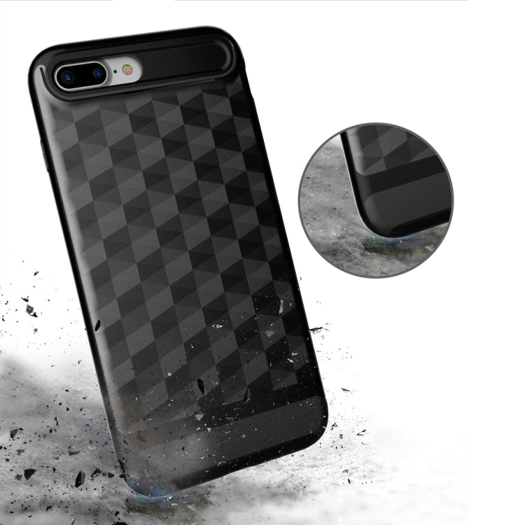 For iPhone 8 Plus & 7 Plus   3D Diamond PC + TPU Combination Protective Case