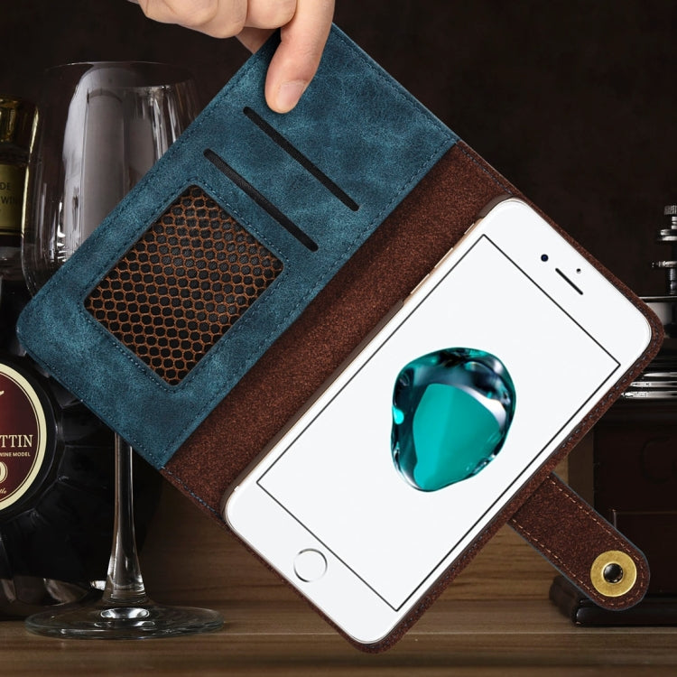 For iPhone 8 Plus & 7 Plus   Retro Magnetic Horizontal Flip Leather Case with Card Slots & Wallet & Photo Frame & Detachable Back Cover