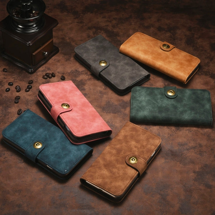 For iPhone 8 Plus & 7 Plus   Retro Magnetic Horizontal Flip Leather Case with Card Slots & Wallet & Photo Frame & Detachable Back Cover