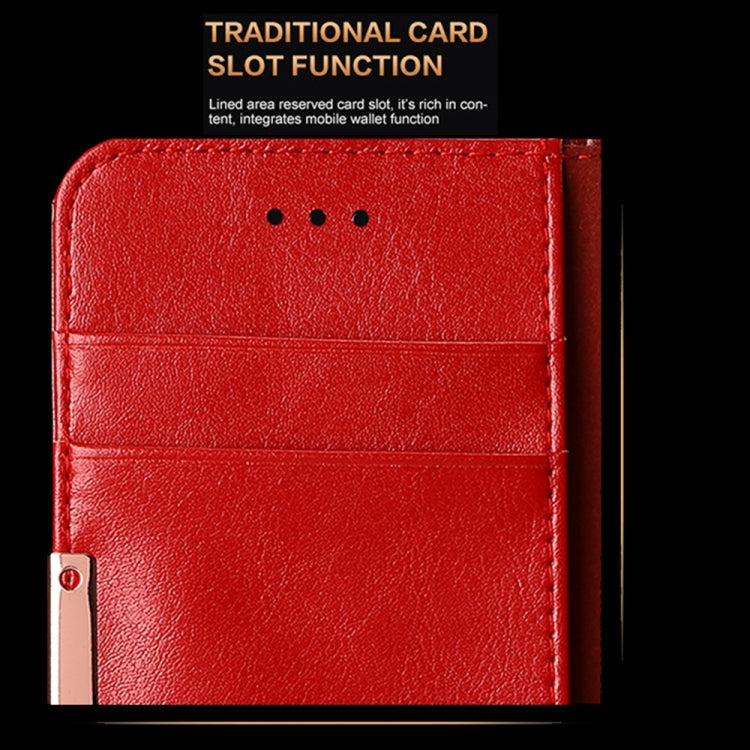 KALAIDENG ROYALE Series for iPhone 8 Plus & 7 Plus   TPU Magnetic Horizontal Flip Genuine Leather Case with Card Slots & Holder(Black)