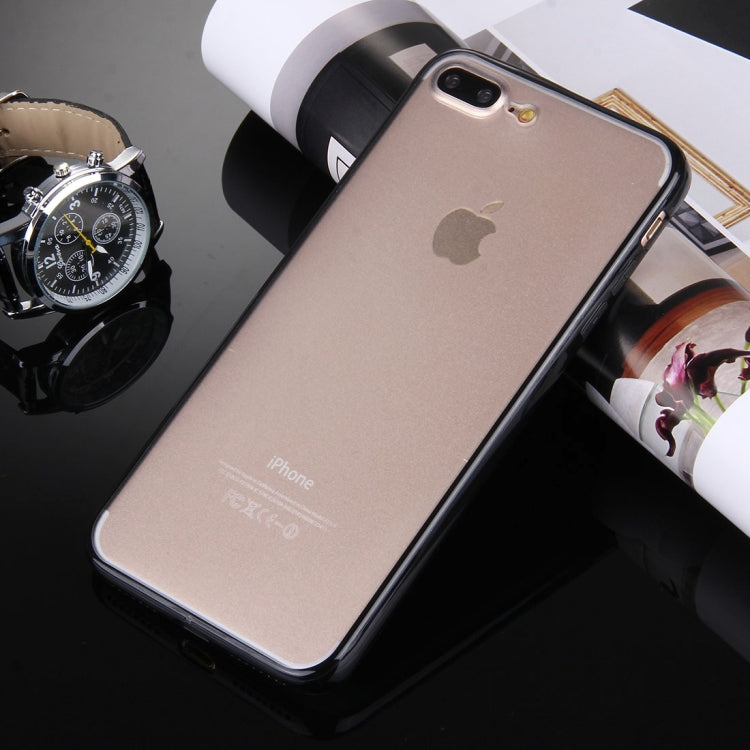 For iPhone 8 Plus & 7 Plus   TPU + PC Transparent Protective Case