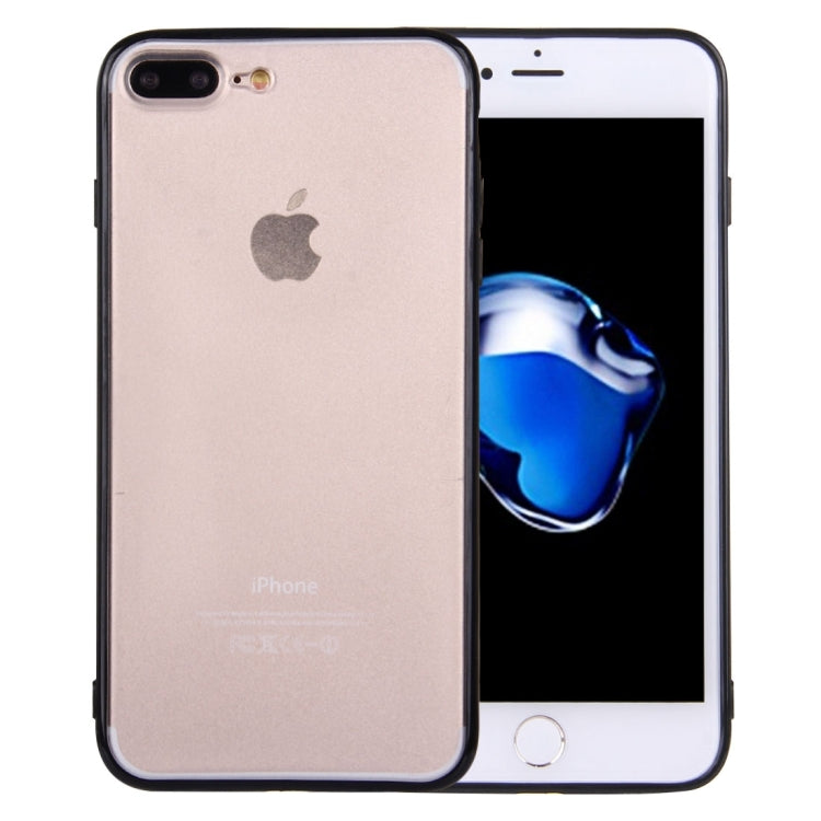 For iPhone 8 Plus & 7 Plus   TPU + PC Transparent Protective Case
