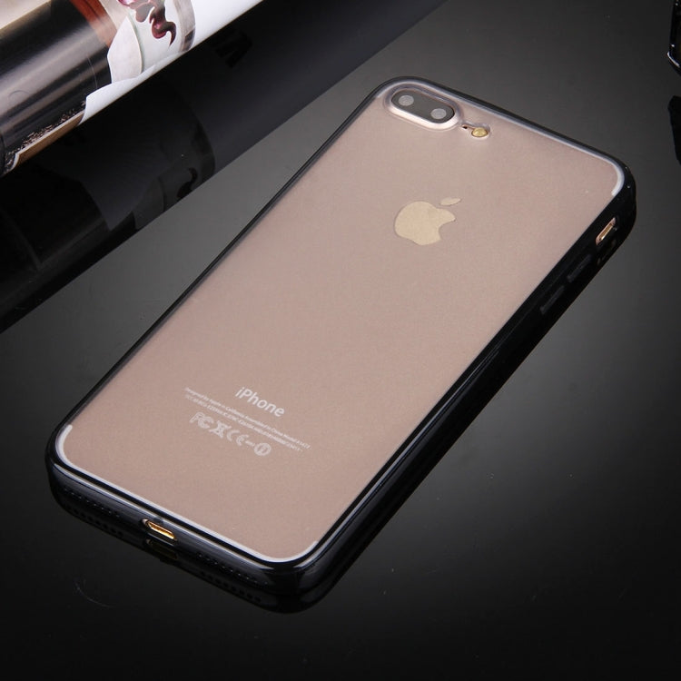 For iPhone 8 Plus & 7 Plus   TPU + PC Transparent Protective Case