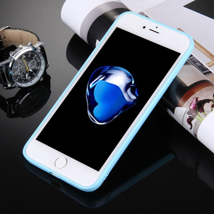 For iPhone 8 Plus & 7 Plus   TPU + PC Transparent Protective Case