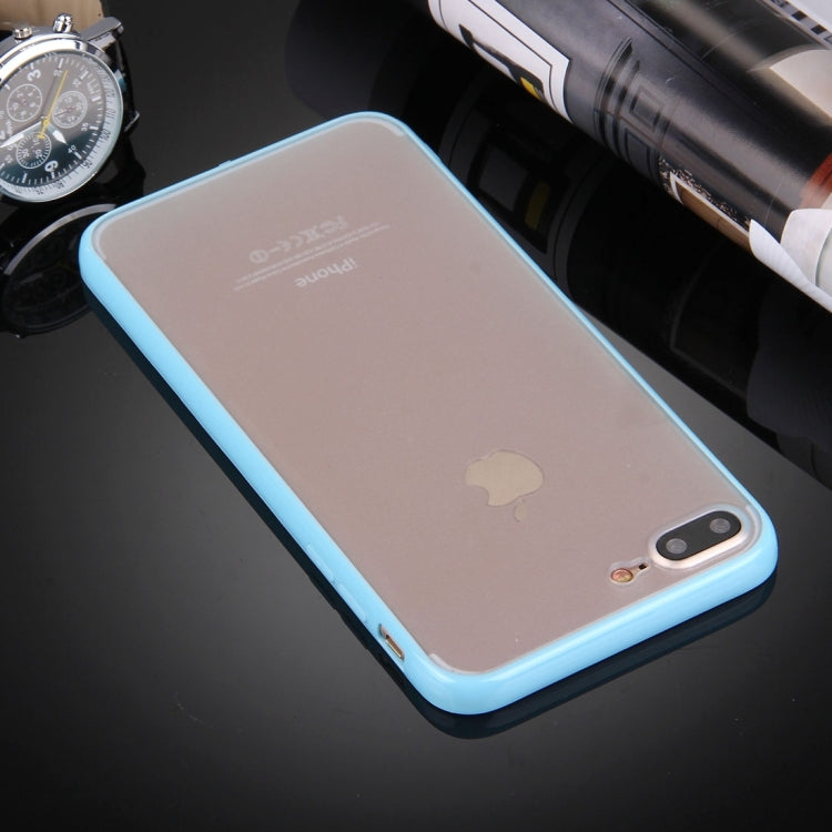 For iPhone 8 Plus & 7 Plus   TPU + PC Transparent Protective Case