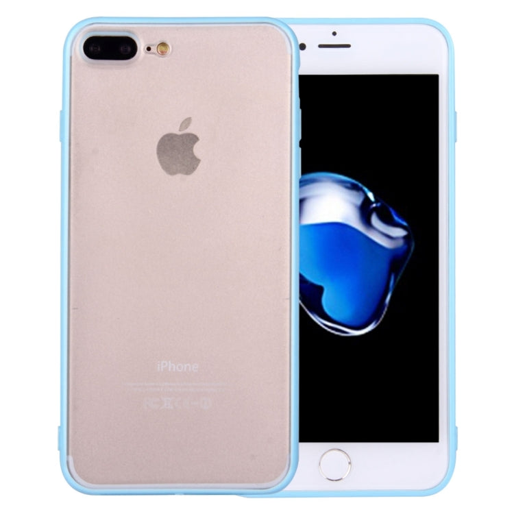 For iPhone 8 Plus & 7 Plus   TPU + PC Transparent Protective Case